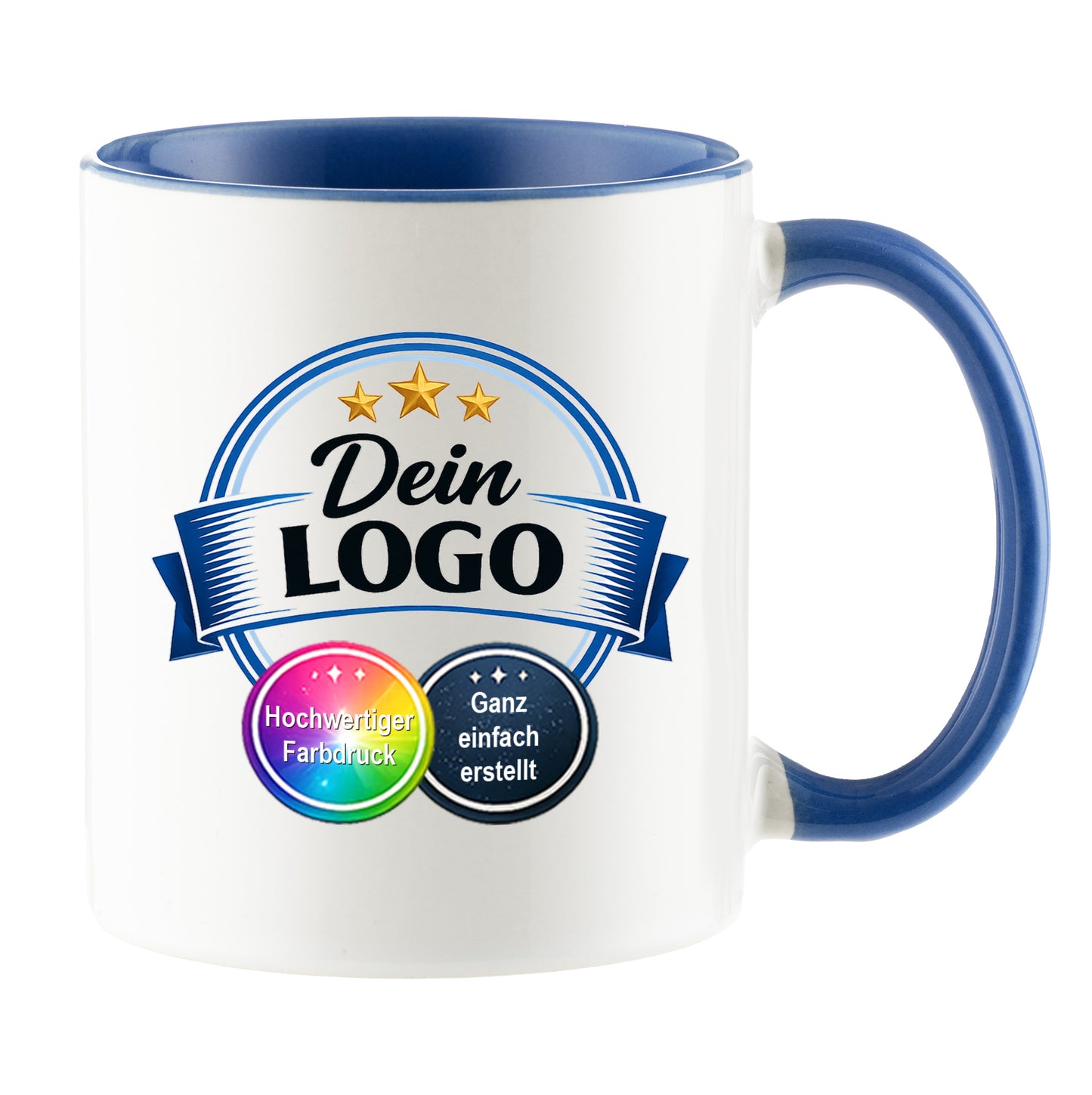 Individuelle Logo-Tasse für Unternehmen – Bedruckte Firmen-Tasse mit eigenem Logo | Hochwertiger Druck