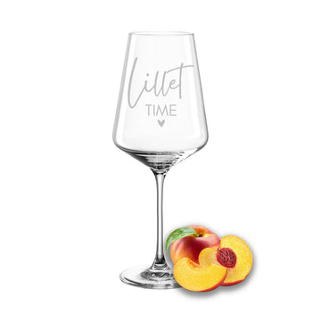 Weinglas mit Gravur Leonardo Puccini "LILLET TIME"