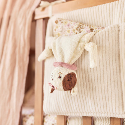 Jollein Schmusetuch Katze Jill mit Schnullerschlaufe – Kuscheltuch für Babys