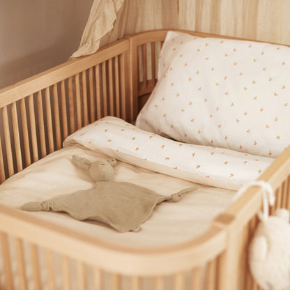 Jollein Schmusetuch Hase Moonstone – Weiches Mulltuch zum Kuscheln & Trösten für Babys