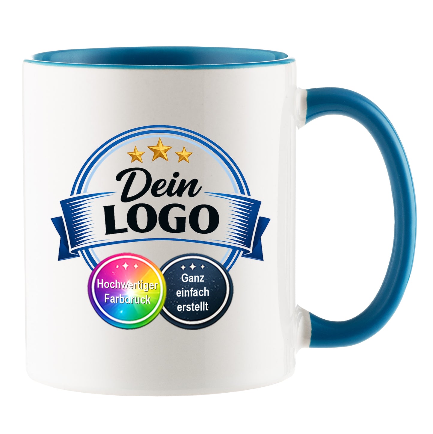 Individuelle Logo-Tasse für Unternehmen – Bedruckte Firmen-Tasse mit eigenem Logo | Hochwertiger Druck