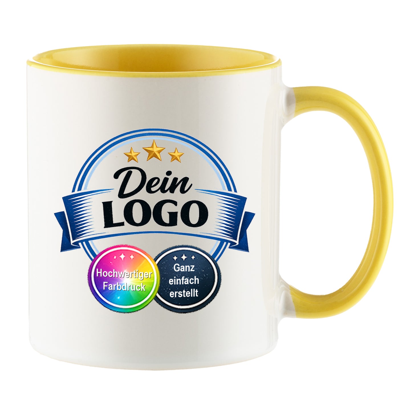 Individuelle Logo-Tasse für Unternehmen – Bedruckte Firmen-Tasse mit eigenem Logo | Hochwertiger Druck