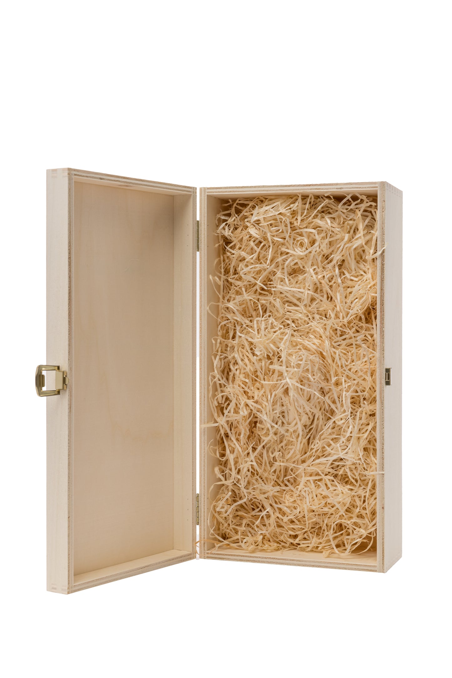 Holzwolle als Einlage für die Holzbox