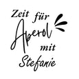 Weinglas mit Gravur Leonardo Puccini 