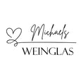 Weinglas mit Gravur Leonardo Puccini 