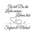 Weinglas mit Gravur Leonardo Puccini 