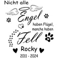 Hochwertiges Glas Windlicht als Trauerlicht für deinen Hund oder Katze 