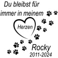 Hochwertiges Glas Windlicht als Trauerlicht für deinen Hund oder Katze 