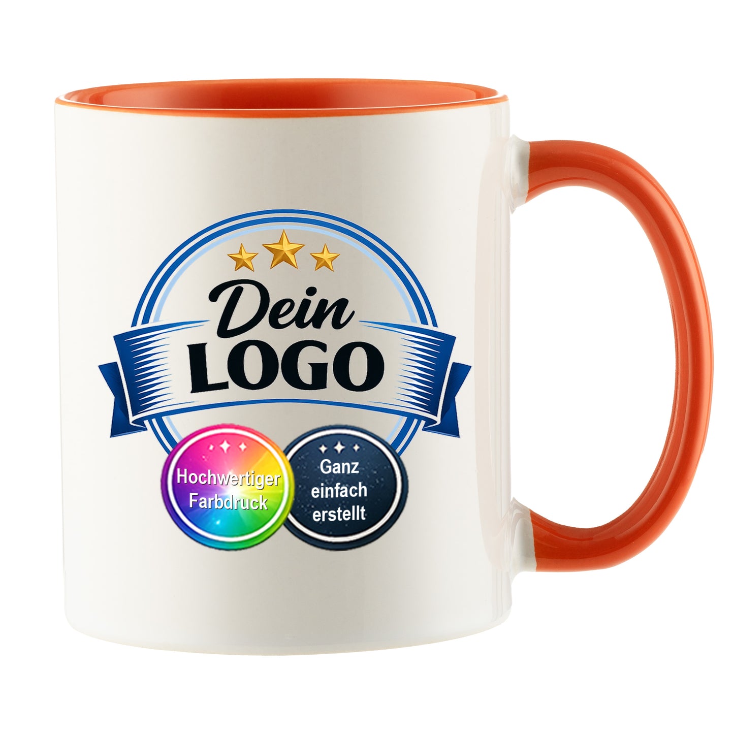 Individuelle Logo-Tasse für Unternehmen – Bedruckte Firmen-Tasse mit eigenem Logo | Hochwertiger Druck