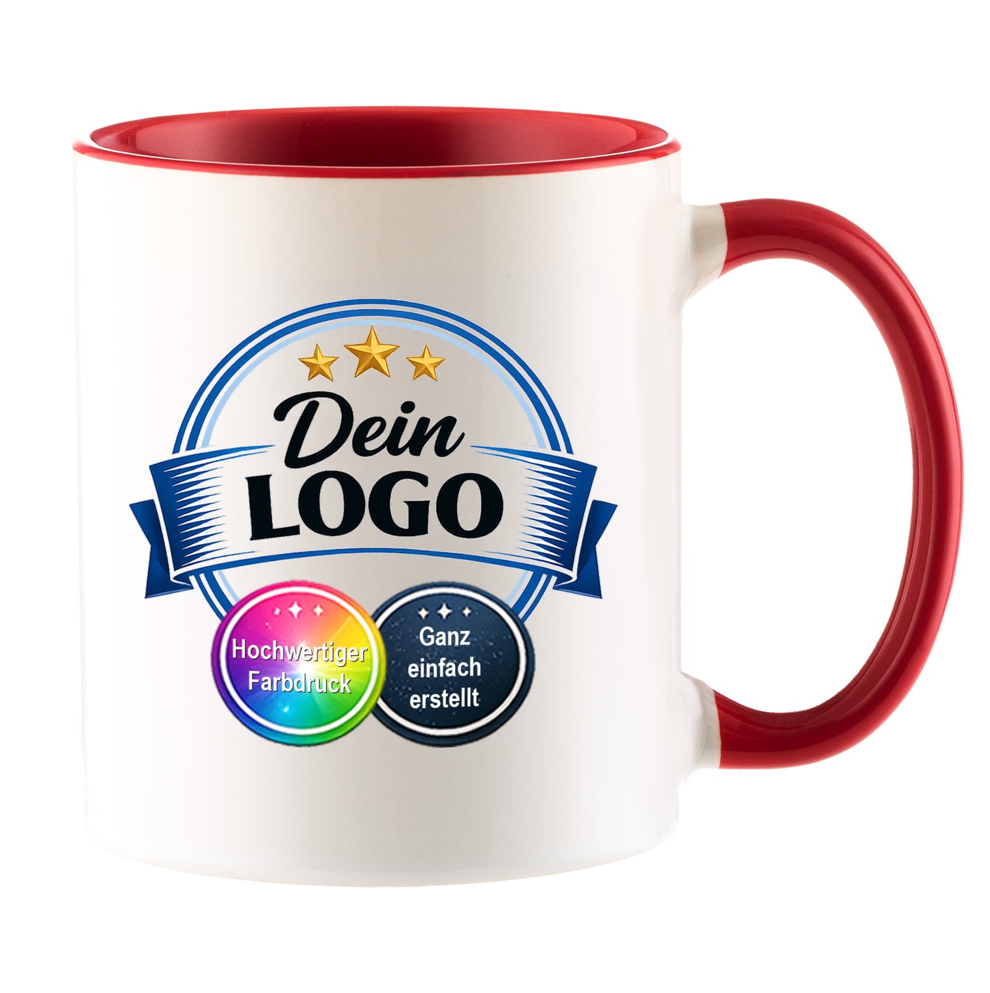 Individuelle Logo-Tasse für Unternehmen – Bedruckte Firmen-Tasse mit eigenem Logo | Hochwertiger Druck