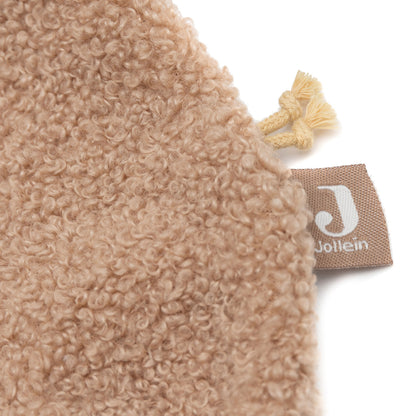 Jollein Schmusetuch Hund Diego mit Schnullerschlaufe – Kuscheltuch für Babys