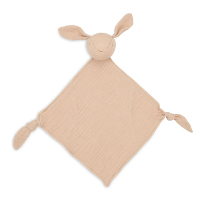 Jollein Schmusetuch Hase Moonstone – Weiches Mulltuch zum Kuscheln & Trösten für Babys