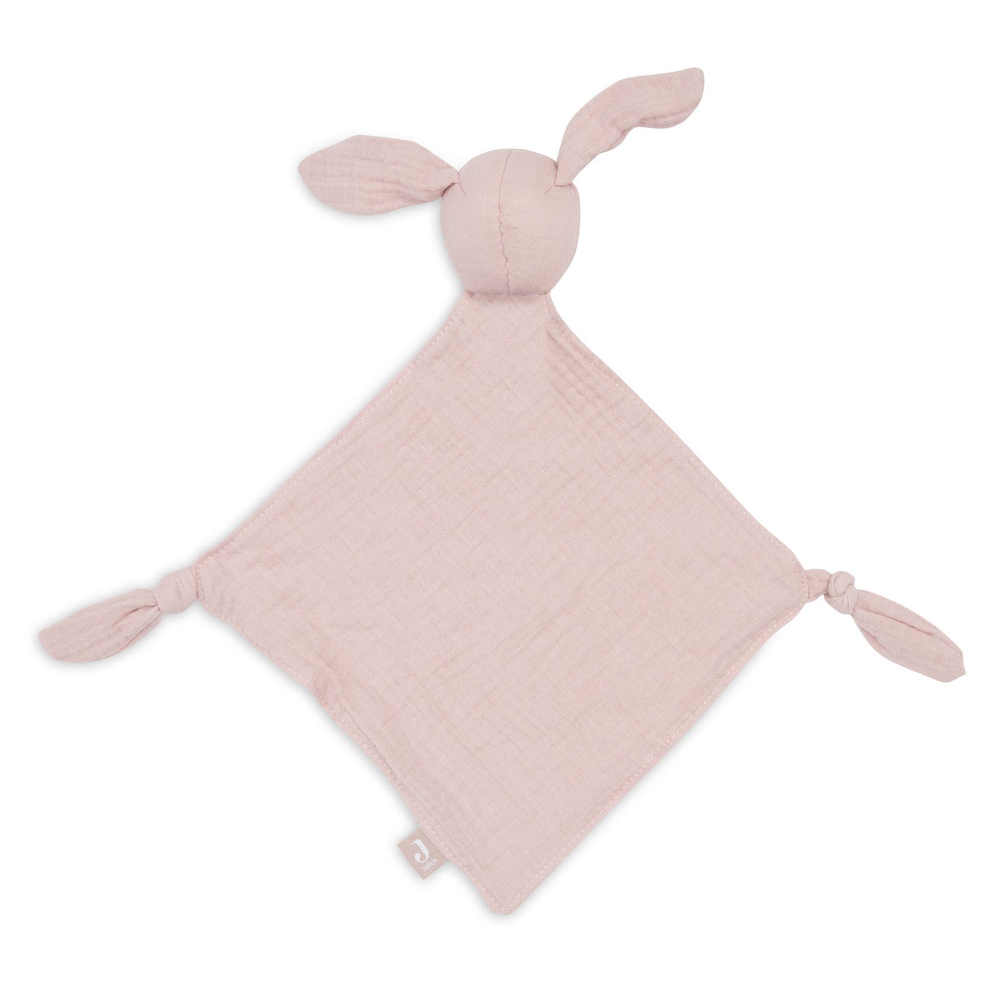 Jollein Schmusetuch Hase Wild Rose – Weiches Mulltuch zum Kuscheln & Trösten für Babys