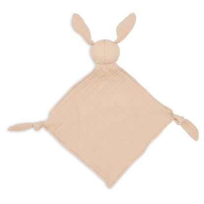Jollein Schmusetuch Hase Moonstone – Weiches Mulltuch zum Kuscheln & Trösten für Babys