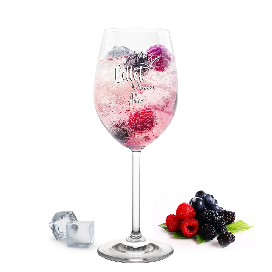 Weinglas mit Gravur Leonardo Daily Rotwein "LILLET QUEEN" mit Wunschname